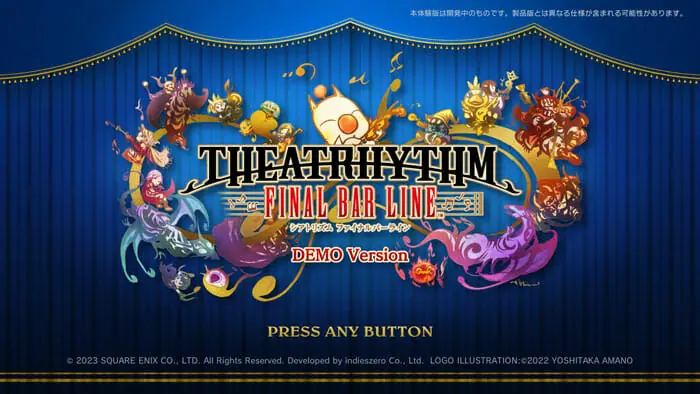 Phiên bản dùng thử của “Theatrhythm Final Barline” sẽ được phân phối từ ngày 1 tháng 2. Có thể phát 30 bài hát từ sê-ri FF.