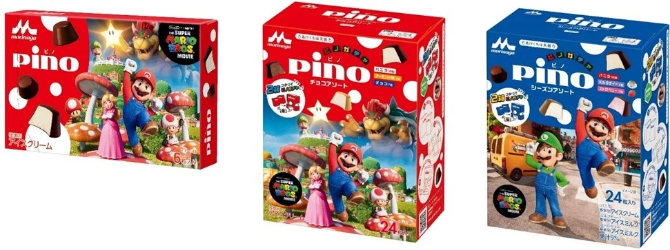 Kem “Pino” hợp tác với bộ phim “The Super Mario Bros. Movie”! Một hộp kem đặc biệt sẽ được bán với số lượng hạn chế từ ngày 24 tháng 4