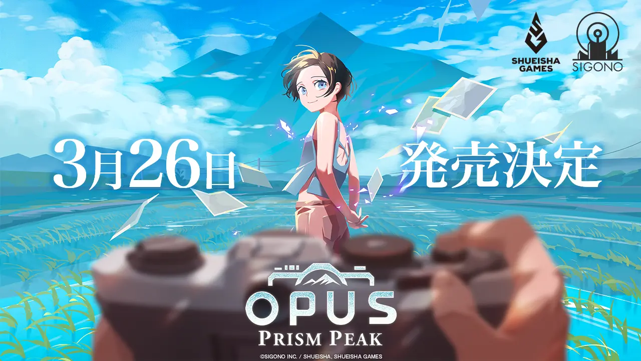 “OPUS: Prism Peak” đã được ấn định phát hành vào ngày 26 tháng 3. Một tựa game phiêu lưu chụp ảnh , nơi người chơi giải mã những bí ẩn của thế giới thông qua ống kính máy ảnh